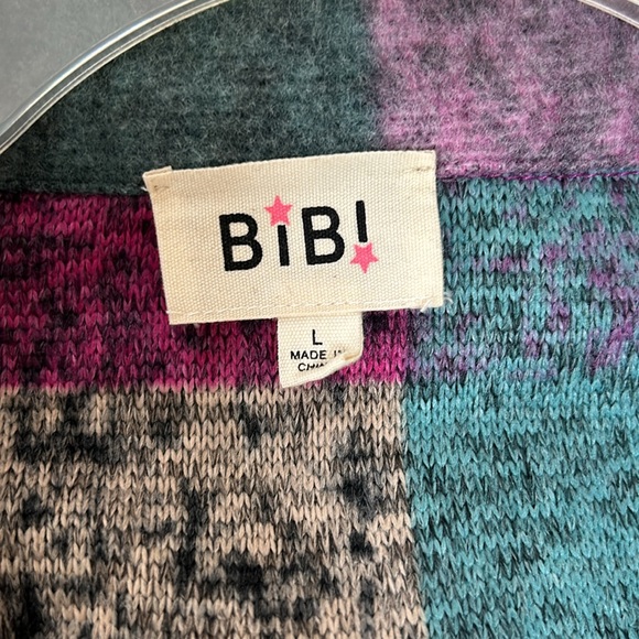 BIBI Loosefit Buttoned Down Shirt Jacket Multi-color size L - Picture 4 of 7